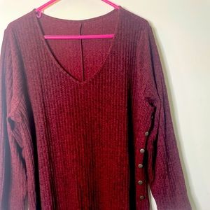 Beautiful never worn Burgundy Sweater Dress